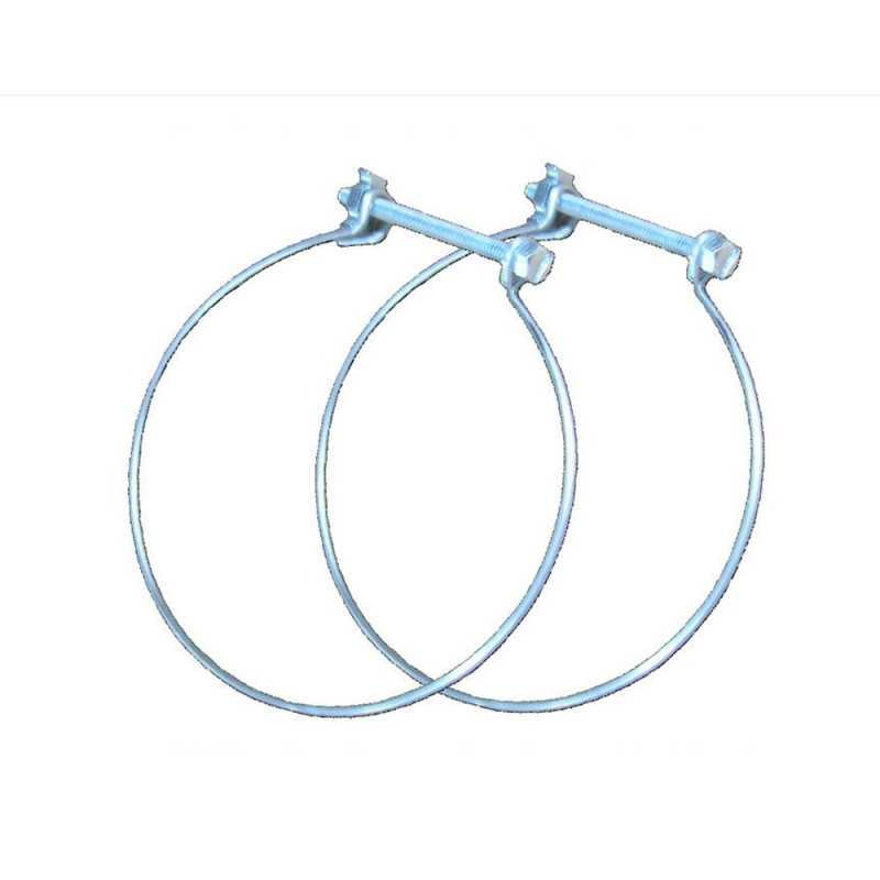  2 colliers de fixation acier s&p diamètre 125-125 mm cf125  - Sanifer Tamatave