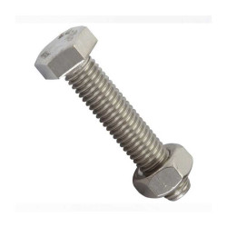  Paquet de 2 boulons inox tête 6 pans hexagonal l 50 mm STANDERS - Sanifer Tamatave