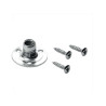  Lot de 4 embases d'assemblage acier zingué  l 10 5 mm HETTICH - Sanifer Tamatave
