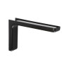  Equerre léonard acier plastifié noir h 11 4 x p 18 cm CIME - Sanifer Tamatave