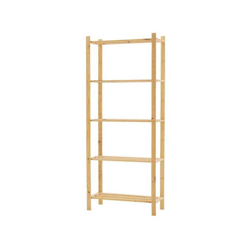  Etagère en pin à 5 tablettes  l 70 x p 30 x h 170 cm  - Sanifer Tamatave