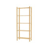  Etagère en pin à 5 tablettes  l 70 x p 30 x h 170 cm  - Sanifer Tamatave