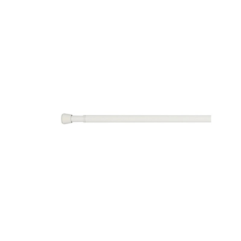 Kit de tringle a rideau Fuji diamètre 28 mm blanc mat 60-90  cm Inspire INSPIRE - Sanifer Tamatave