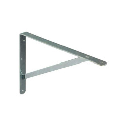 Equerre dolmen en acier zingué p 26 8 x h 40 cm doré  - Sanifer Tamatave