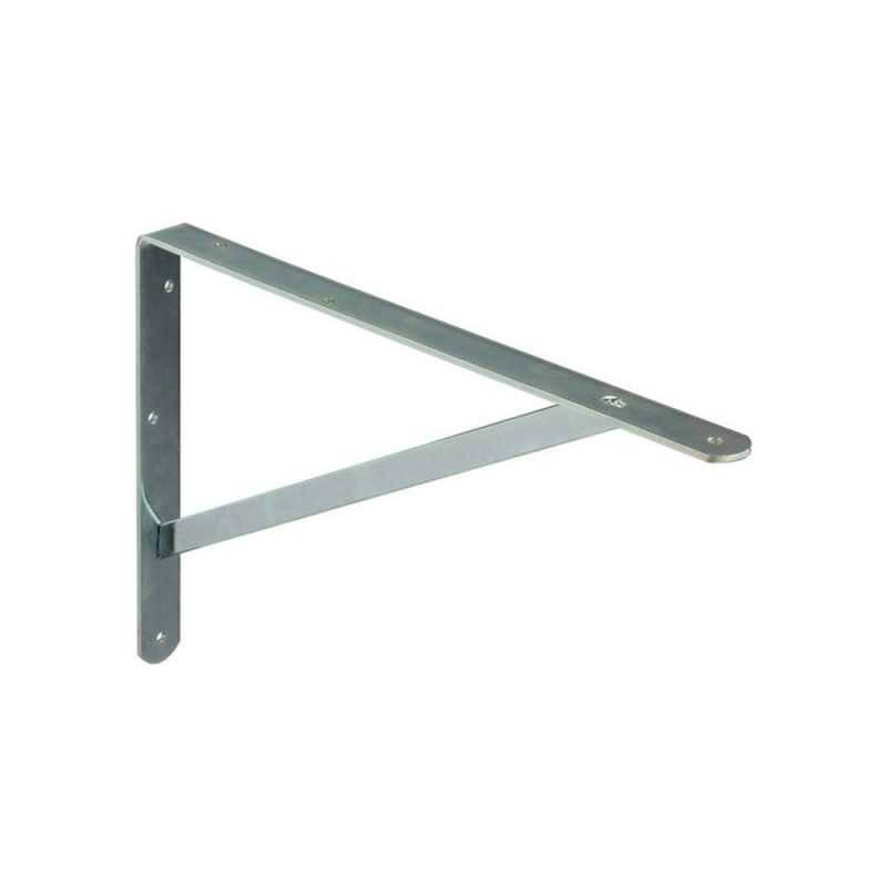  Equerre dolmen en acier zingué p 26 8 x h 40 cm doré  - Sanifer Tamatave
