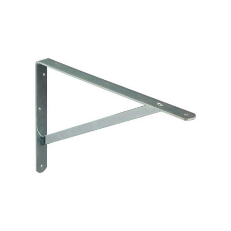 Equerre dolmen en acier zingué p 26 8 x h 40 cm doré  - Sanifer Tamatave