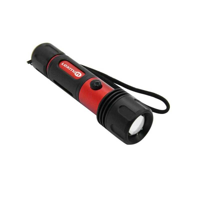  Lampe de poche rechargeable alu 525-165 lemens LEXMAN - Sanifer Tamatave