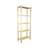  Etagère pin 5 tablettes  l  65 x p  28 x h  170 cm  - Sanifer Tamatave