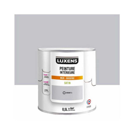  Peinture mur, boiserie granit 5 satin LUXENS Interieure 0.5l LUXENS - Sanifer Tamatave