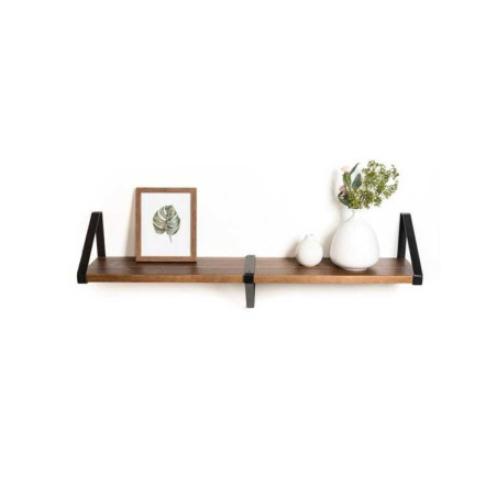  Equerre style industriel acier mat noir hauteur 26 1 x profondeur 21 cm REI - Sanifer Tamatave