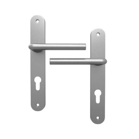  2 poignée de porte trou de clé , zamak entraxe 195 mm INSPIRE - Sanifer Tamatave