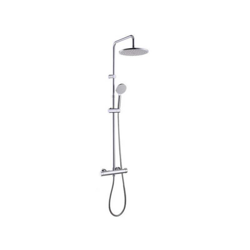 Colonne de douche thermostatique essential chrome SENSEA - Sanifer Tamatave