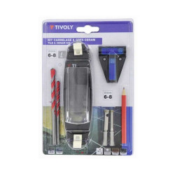  Kit perçage carrelage grès cérame diamètre 6 et 8 mm TIVOLY - Sanifer Tamatave