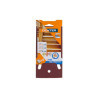  Lot de 5 patins abrasifs  93 x 185 mm grains 180 DEXTER - Sanifer Tamatave
