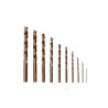  Coffret de 10 forêts métal diamètre  1 à 10 mm pro DEXTER PRO - Sanifer Tamatave