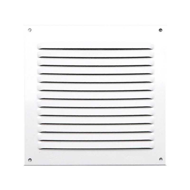  Grille d'aération aluminium laqué l 15 x l 15 cm  - Sanifer Tamatave