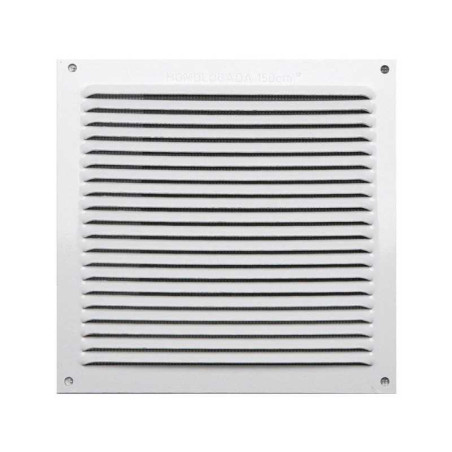  Grille d'aération aluminium laqué l 17 x l 17 cm  - Sanifer Tamatave