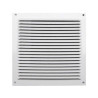  Grille d'aération aluminium laqué l 17 x l 17 cm  - Sanifer Tamatave