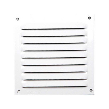  Grille d'aération aluminium laqué l 10 x l 10 cm  - Sanifer Tamatave
