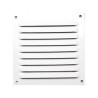  Grille d'aération aluminium laqué l 10 x l 10 cm  - Sanifer Tamatave
