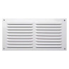  Grille d'aération aluminium laqué l 15 x l 30 cm  - Sanifer Tamatave