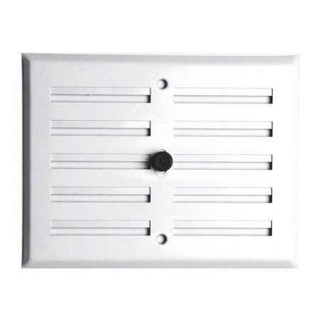  Grille d'aération aluminium laqué l 19 x l 17 cm  - Sanifer Tamatave