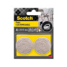  Lot de 4 patins feutre customisable prédécoupés 37 31 25 et 19 mm beige SCOTCH - Sanifer Tamatave