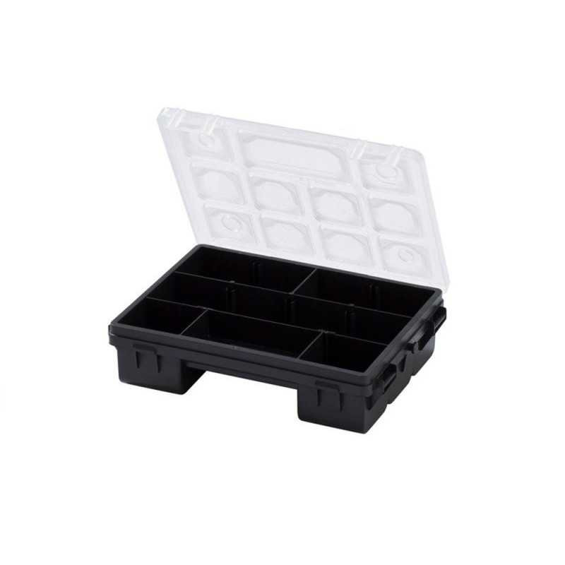  Organiseur polypropylène noir transparent taille s  l 19 2 x h 5 x p 14 3 cm Dexter DEXTER - Sanifer Tamatave