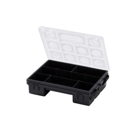  Organiseur polypropylène noir transparent taille s  l 19 2 x h 5 x p 14 3 cm Dexter DEXTER - Sanifer Tamatave