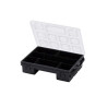  Organiseur polypropylène noir transparent taille s  l 19 2 x h 5 x p 14 3 cm Dexter DEXTER - Sanifer Tamatave