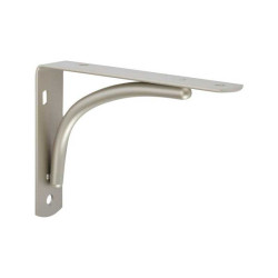 Equerre dino acier nickelé gris h 8 5 x p 12 cm  - Sanifer Tamatave