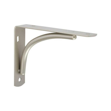 Equerre dino acier nickelé gris h 8 5 x p 12 cm  - Sanifer Tamatave