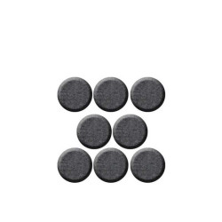  Lot de 8 patins feutre adhésif diamètre  25 mm gris SCOTCH - Sanifer Tamatave