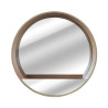  Miroir nordik tableto, rond diam. 56 cm, chêne, INSPIRE - Sanifer Tamatave