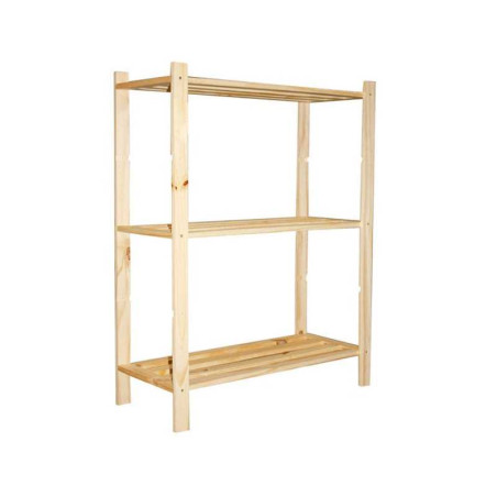  Etagère pin, 3 tablettes , L.70 X p.30 X H.90 cm  - Sanifer Tamatave