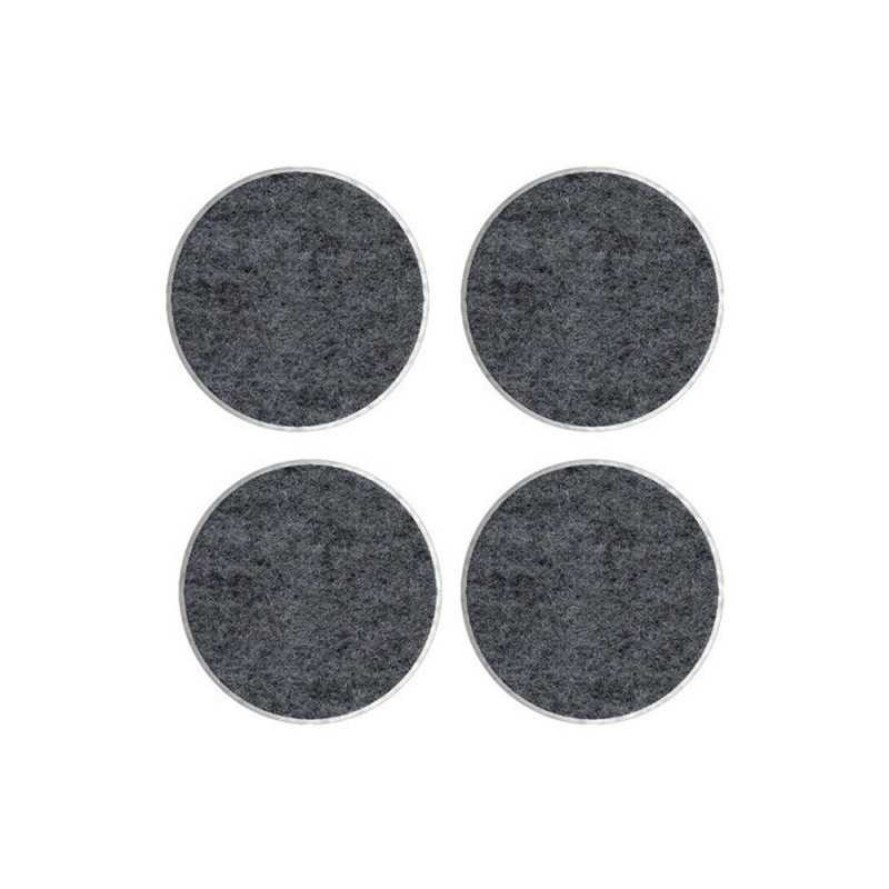  Lot de 4 patins feutre adhésif diamètre  34 mm gris SCOTCH - Sanifer Tamatave