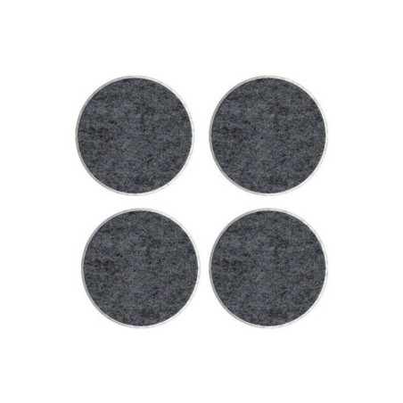  Lot de 4 patins feutre adhésif diamètre  34 mm gris SCOTCH - Sanifer Tamatave