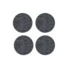  Lot de 4 patins feutre adhésif diamètre  34 mm gris SCOTCH - Sanifer Tamatave