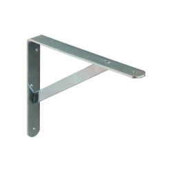  Equerre dolmen en acier zingué p 20 5 x h 25 cm  - Sanifer Tamatave