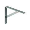  Equerre dolmen en acier zingué p 20 5 x h 25 cm  - Sanifer Tamatave