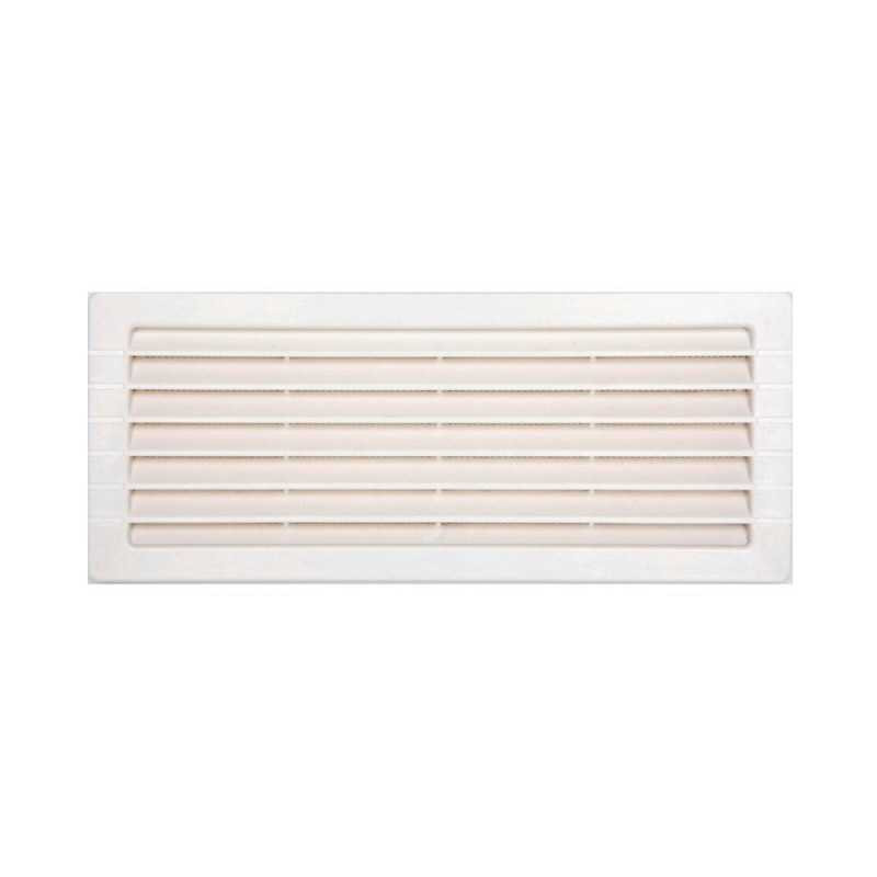  Grille d'aération abs naturel l 10 7 x l 26 cm  - Sanifer Tamatave