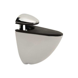  Lot de 2 clips chrome pour table bois en 3-22mm  - Sanifer Tamatave