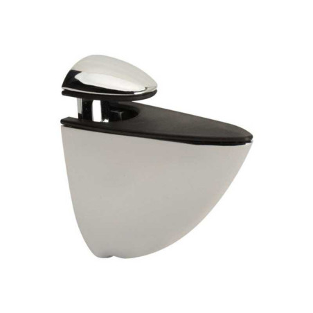 Lot de 2 clips chrome pour table bois en 3-22mm  - Sanifer Tamatave