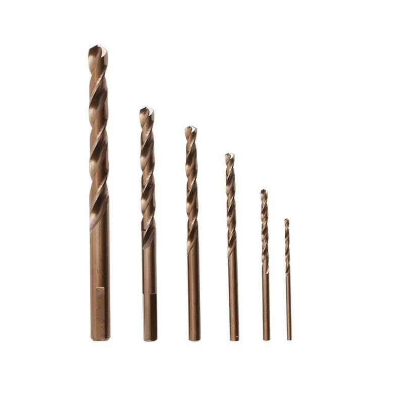  Coffret de 6 forêts métal diamètre  2 à 8 mm pro DEXTER PRO - Sanifer Tamatave