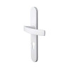  Poignée de porte louna trou de cylindre aluminium entraxe 195 mm  - Sanifer Tamatave