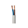  Câble électrique h05vvf 2 x 1 5 mm2 blanc 15 m LEXMAN - Sanifer Tamatave