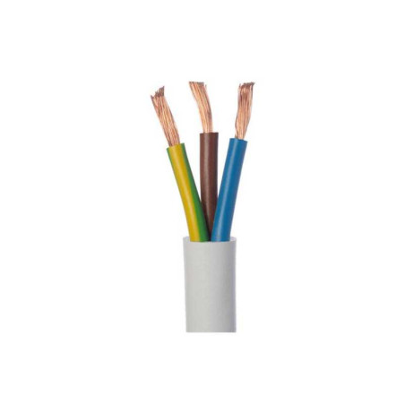  Câble électrique h03vvf 3g01 5 mm2 blanc 10 m LEXMAN - Sanifer Tamatave