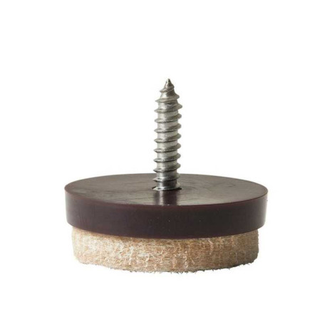  Lot de 4 patins feutre à visser beige d20mm STANDERS - Sanifer Tamatave