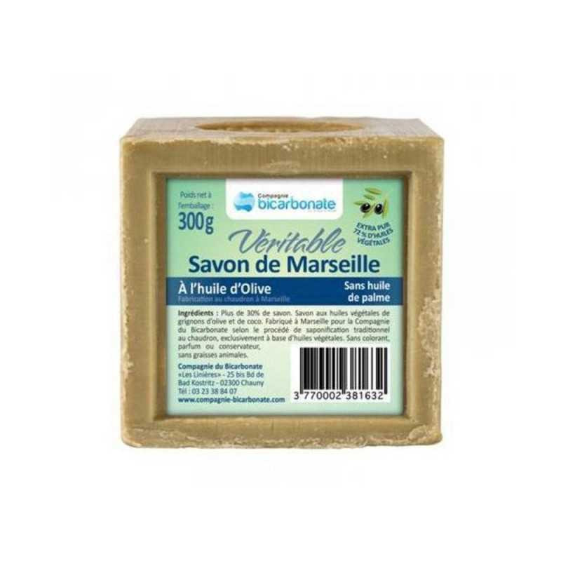  Savon de marseille sans huile de palme 300 gr  - Sanifer Tamatave