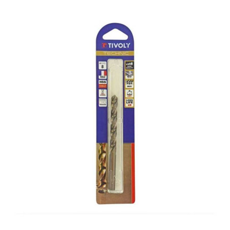  Foret métaux technic slr 8 diamètre  8 x 225 cm TIVOLY - Sanifer Tamatave